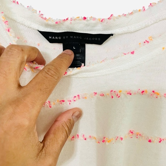 Marc by Marc Jacobs short sleeve sweater T-Shirt size L - Picture 4 of 10